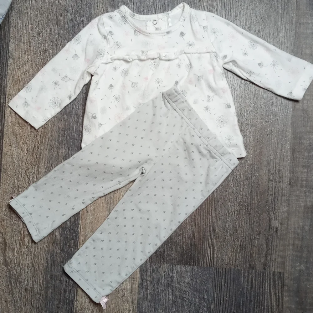 John Lewis, Set of Two Matching Set Sz 3-6 Months